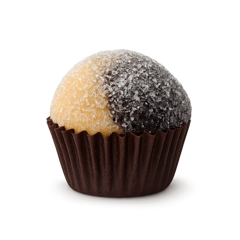 Brigadeiro Casadinho metade preto metade branco